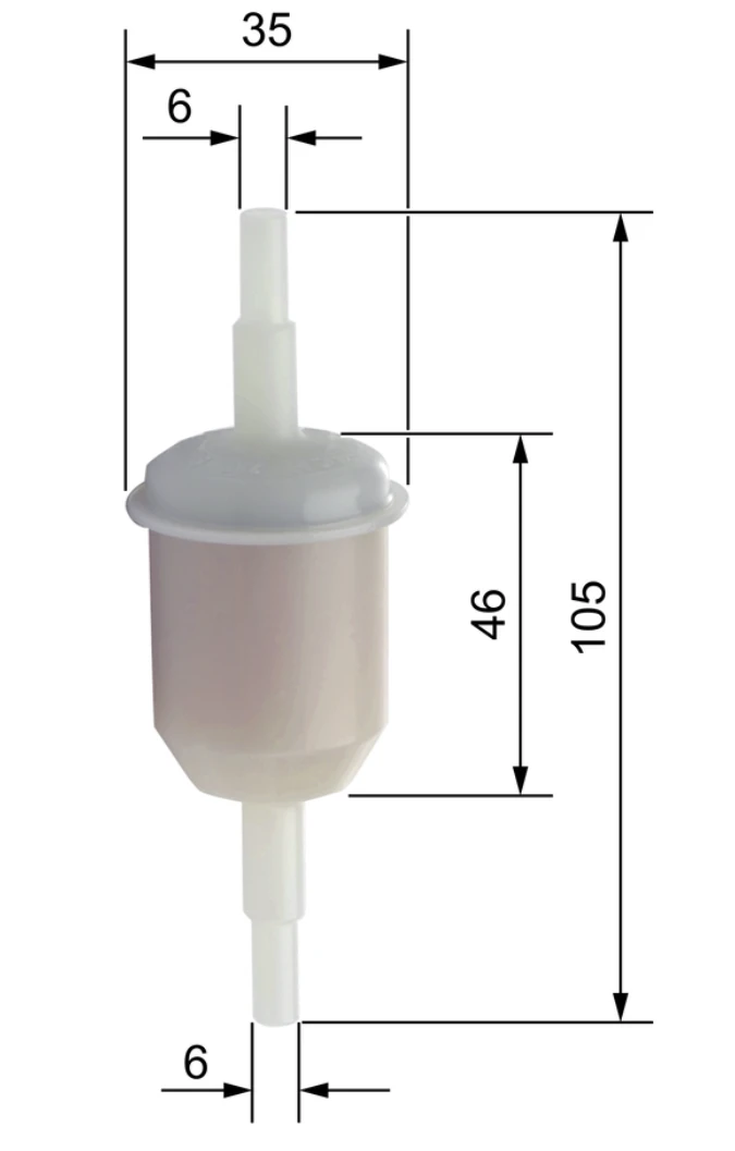Palivový filter BOSCH 0 450 904 058