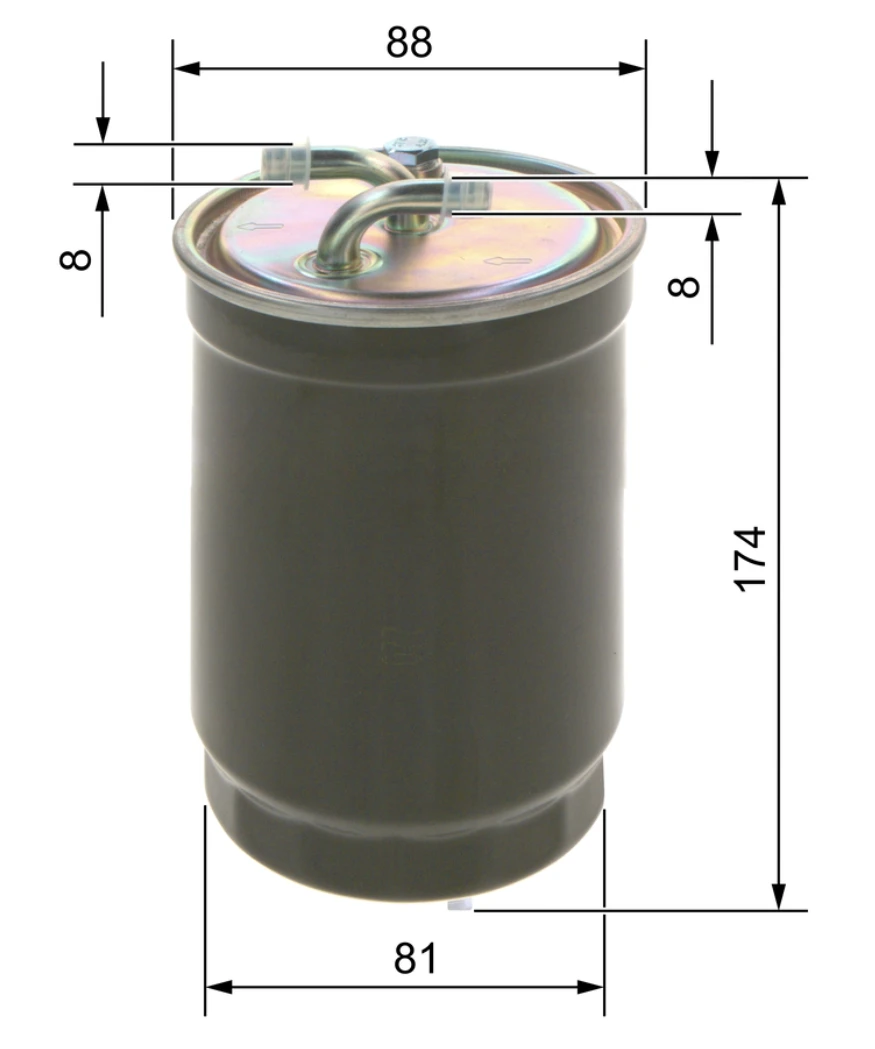 Palivový filter BOSCH 0 450 906 172
