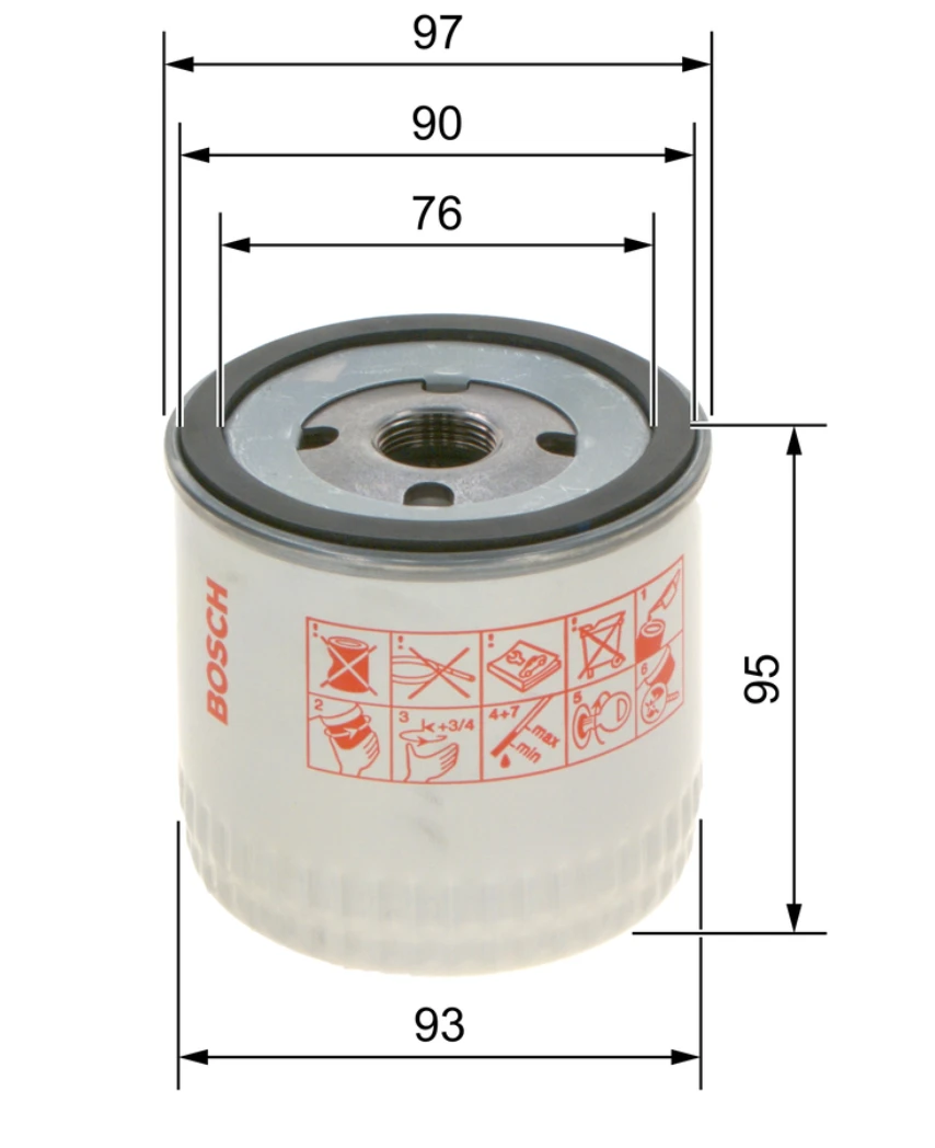 Olejový filter BOSCH 0 451 103 252