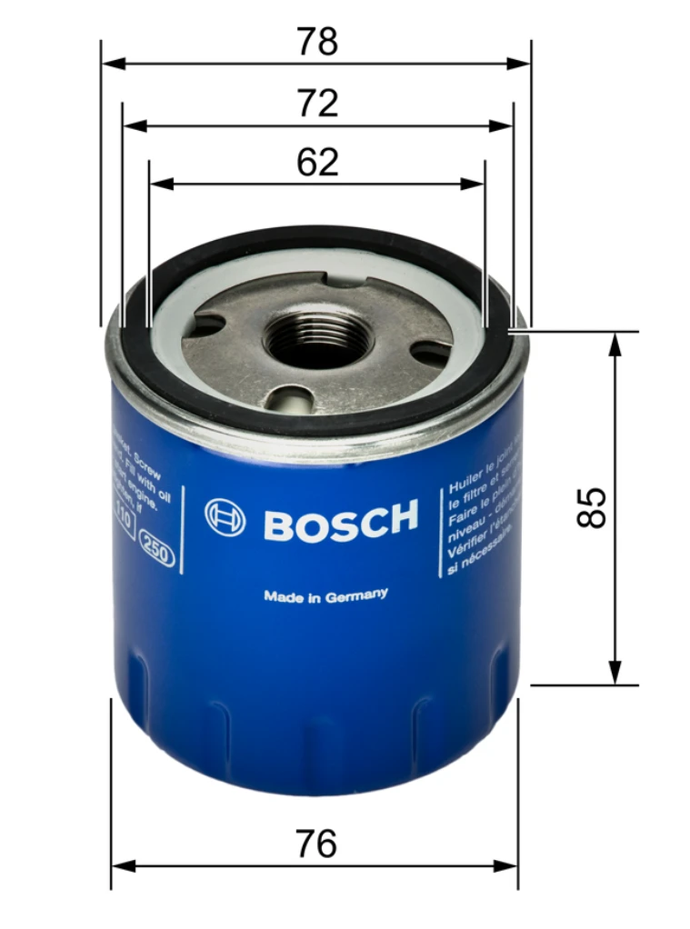 Olejový filter BOSCH 0 451 103 261