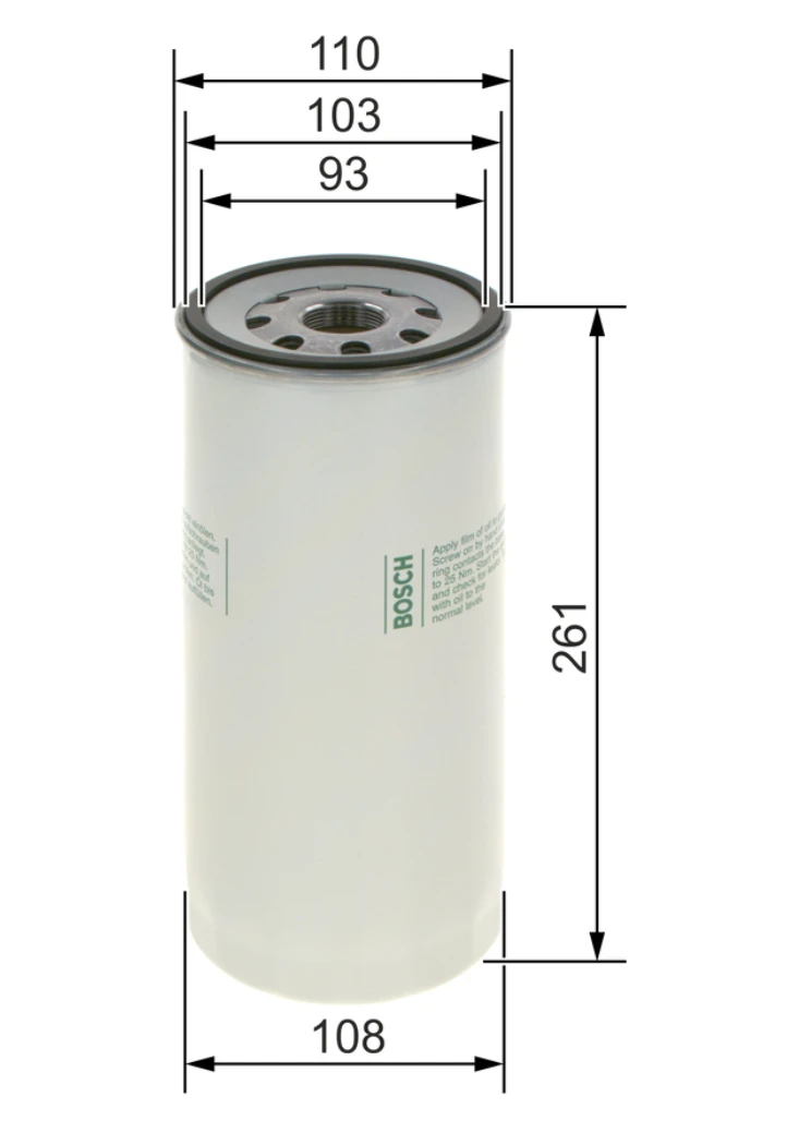 Olejový filter BOSCH 0 451 403 077