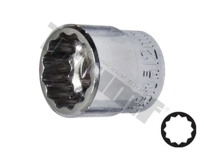 Hlavica 1/4" nízky profil 12 mm