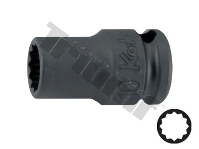Hlavica kovaná 3/8", 12 hran, tenkostenná, dĺžka 32 mm 18 mm