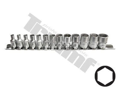 Sada hlavíc 1/4" vstup 4 - 14mm,6 hranný profil, 13dielna
