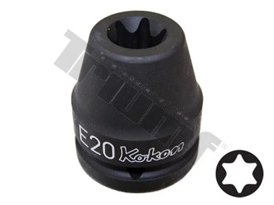 Hlavica kovaná 3/4" vstup E20x50mm, stredne dlhá