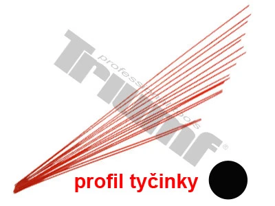 Tyčinka polyetylénová oranžová, OE 3,0 mm, 4.5 m