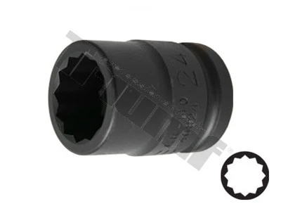 Hlavica kovaná 3/4" profil 12-hran 24 mm