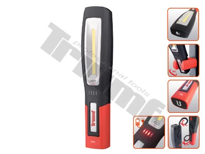 LED pracovná lampa MAX1, 700 lumenov,s vrchným osvetlením (150 lumenov) nabíjanie cez USB-C