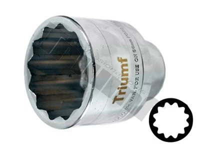 Hlavica 3/4" vstup, 12 - hranná, 56 mm 56 mm