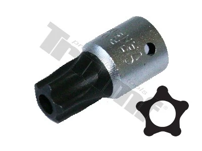 Nadstavec 1/4", 5 - hranný Torx, vŕtaný TS25