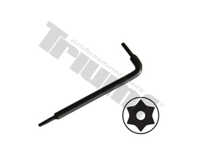Kľúč Torx "L",  vŕtaný, krátky TX25