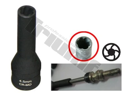Hlavica OE 2,4 mm, 1/4" na odtrhnutie elektródy žhaviča M8 4,5 mm