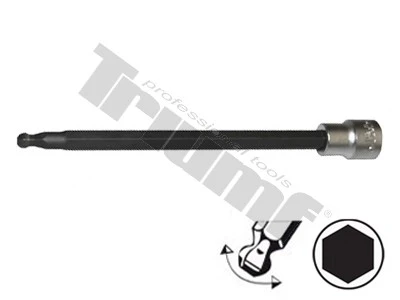 hlavica 3/8“ inbus 5 x160mm, s guľ.