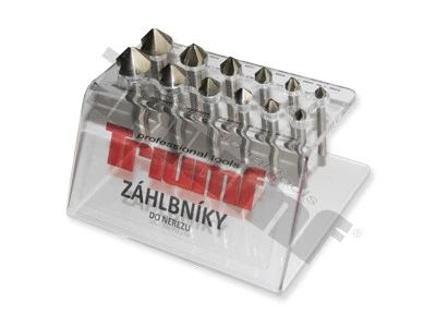 Stojan na záhlbníky naplnený, 12 ks