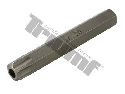 Bit Torx vŕtaný, 10 mm driek, dĺžka 75 mm T55