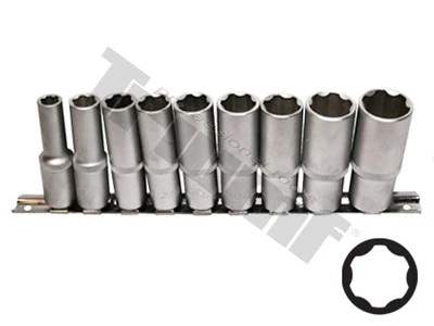 Sada hlavíc predĺžených Surface Drive, 1/2" vstup, 9 - dielna