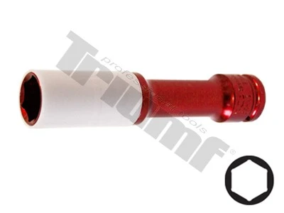 Kovaná hlavica 1/2", pogumovaná, dĺžka 150 mm 17 mm