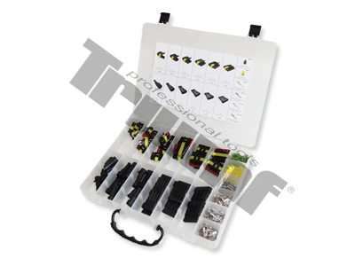 Sada vodotesných elektrických autokonektorov, 1-6 pinové, 12V, 350 dielna