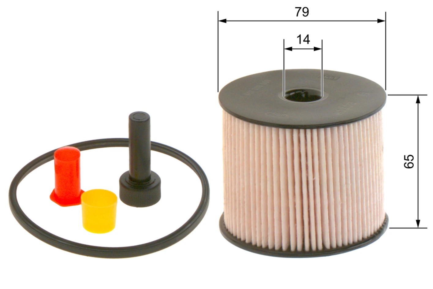 Palivový filter BOSCH 1 457 070 000