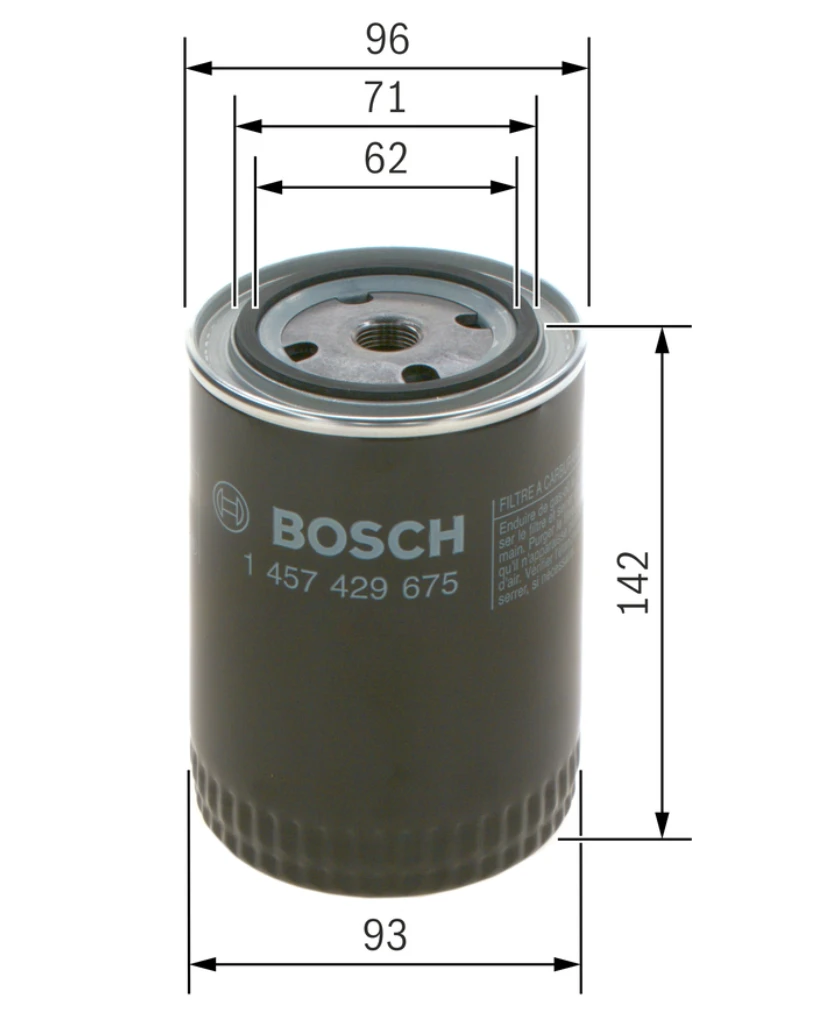 Palivový filter BOSCH 1 457 429 675