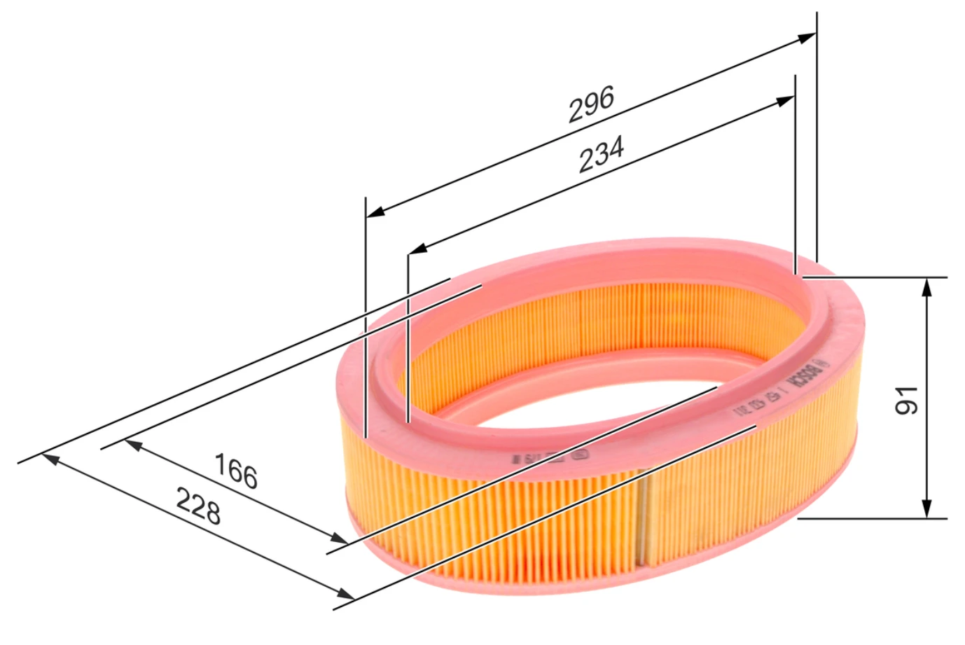 Vzduchový filter BOSCH 1 457 433 311