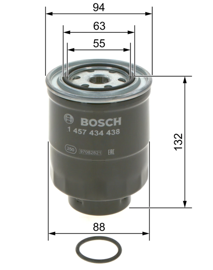 Palivový filter BOSCH 1 457 434 438