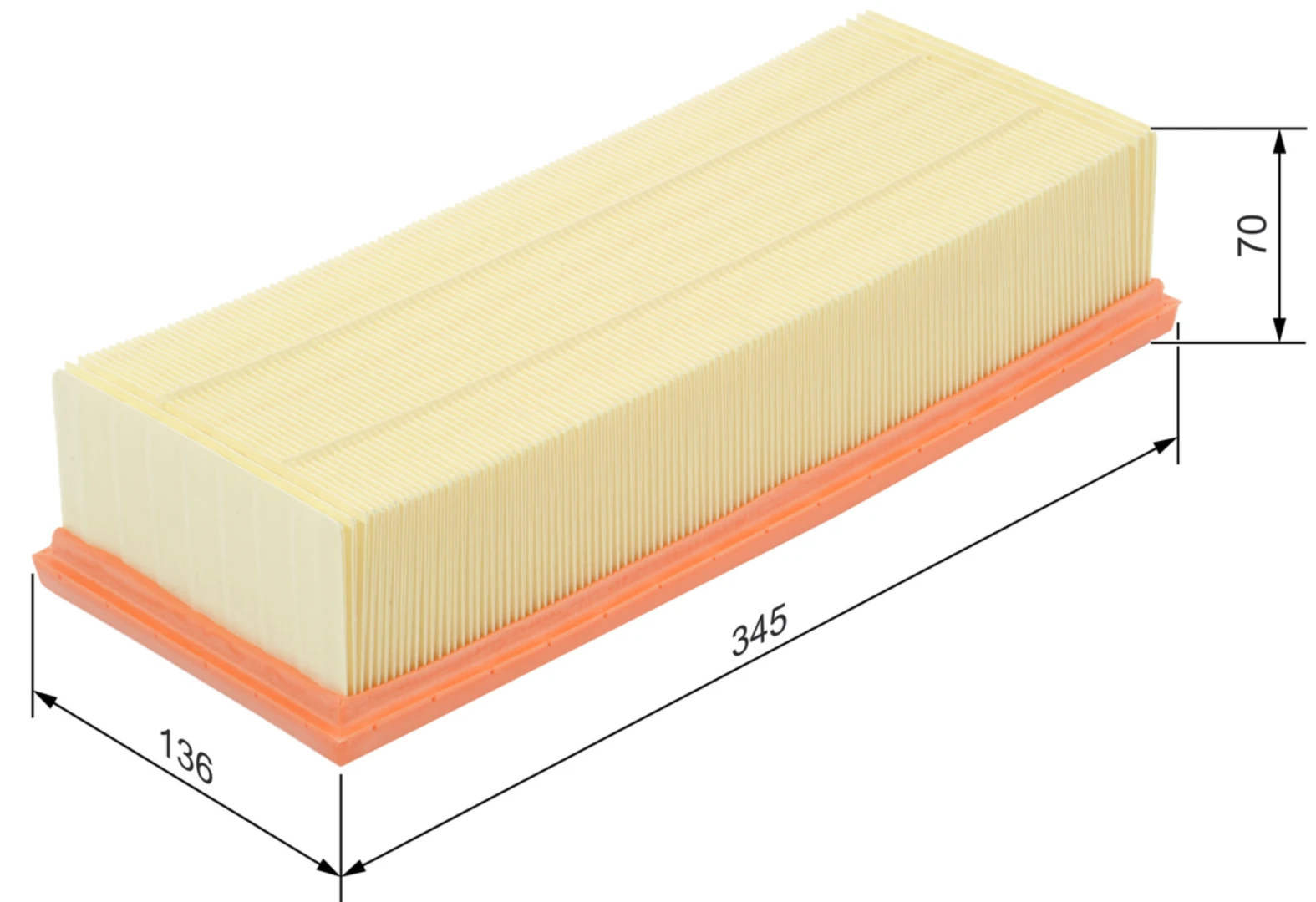 Vzduchový filter BOSCH 1 987 429 404