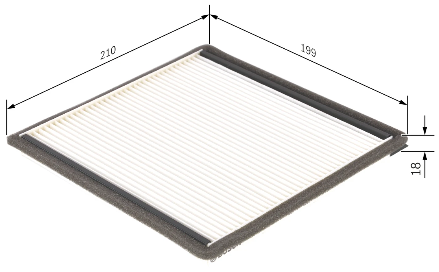 Kabínový filter BOSCH 1 987 432 021