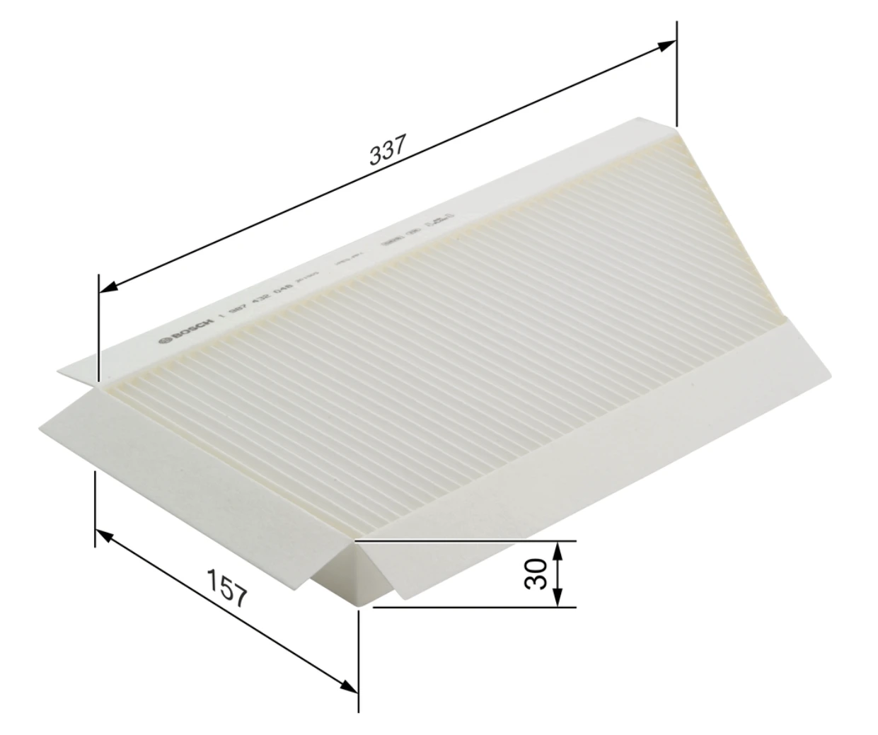 Kabínový filter BOSCH 1 987 432 048
