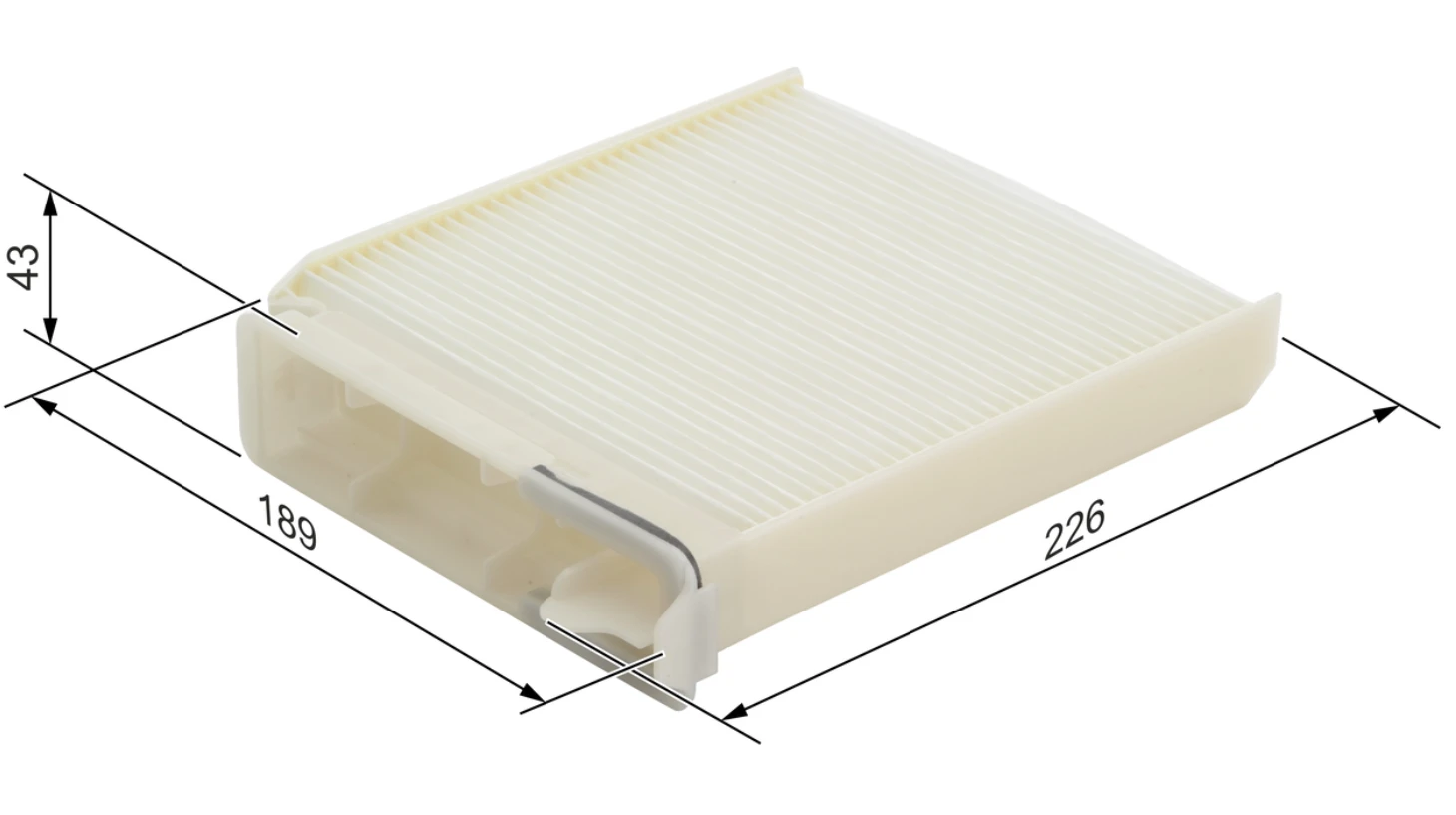 Kabínový filter BOSCH 1 987 432 120