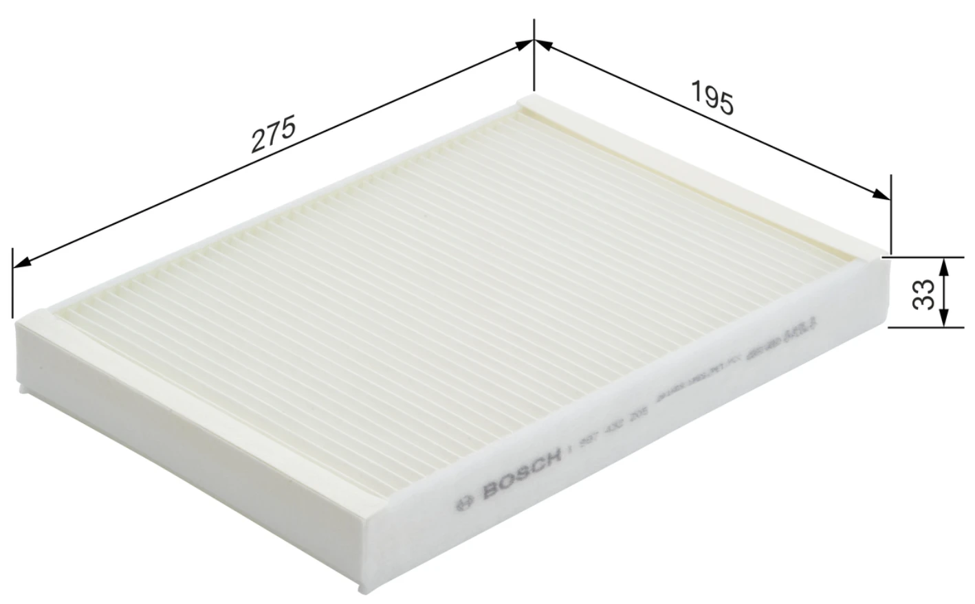 Kabínový filter BOSCH 1 987 432 205