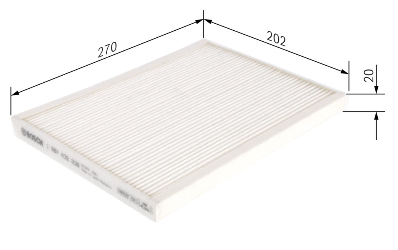Kabínový filter BOSCH 1 987 432 236