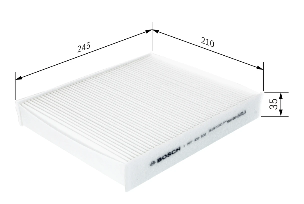 Kabínový filter BOSCH 1 987 432 539