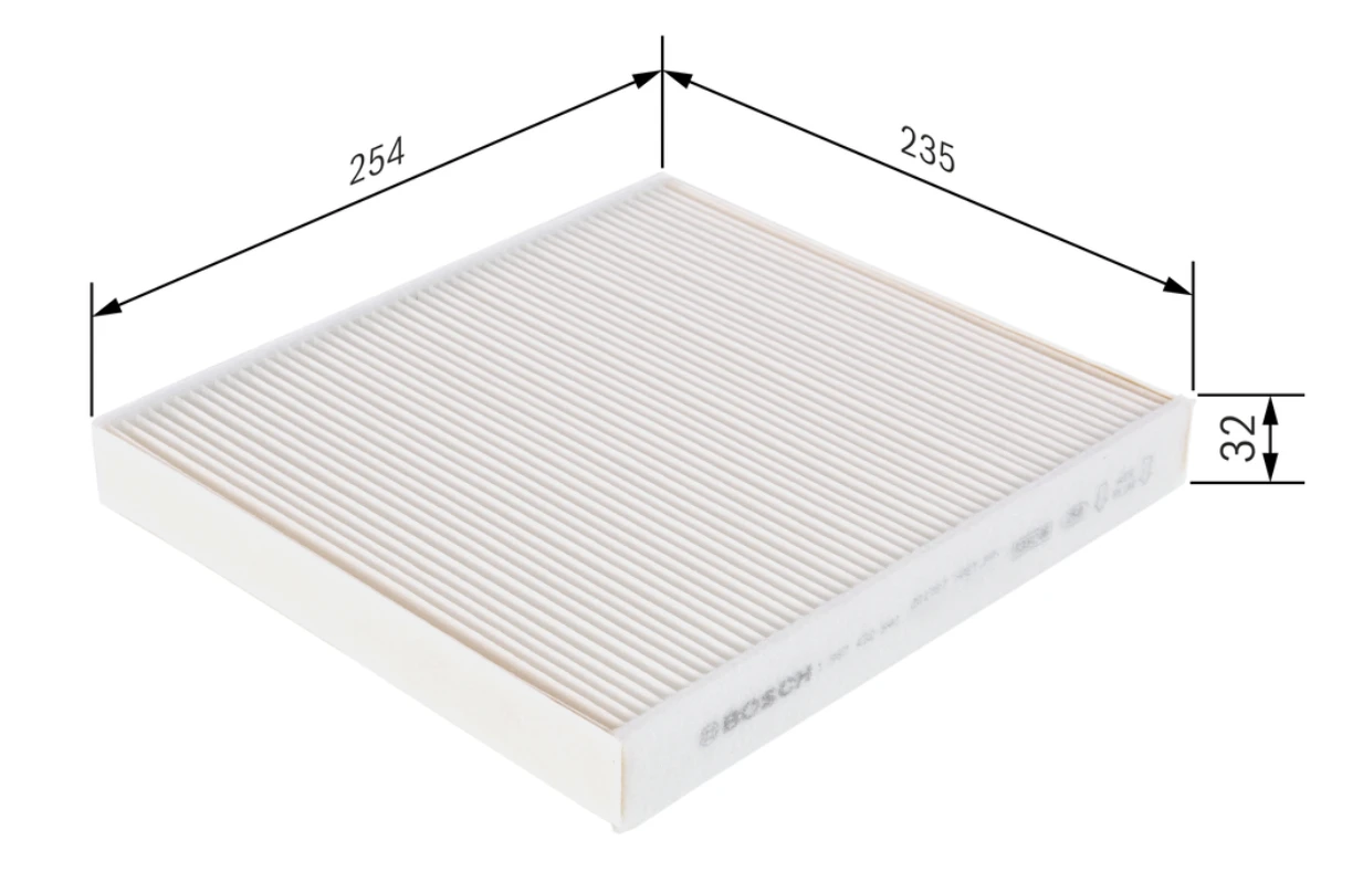 Kabínový filter BOSCH 1 987 432 540