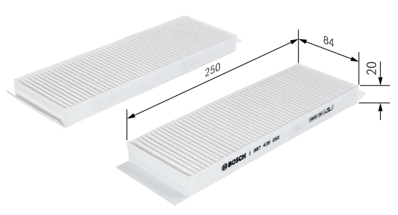 Kabínový filter BOSCH 1 987 435 050