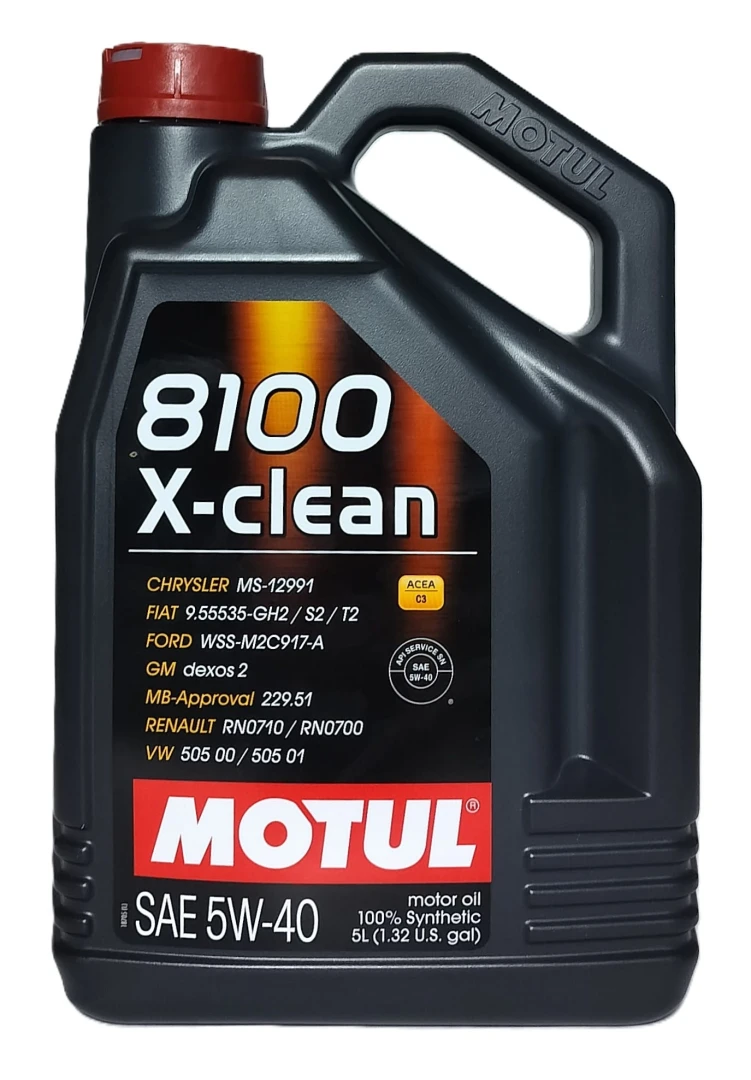 MOTUL 8100 X-CLEAN C3 5W-40 - 5l