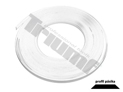 PP 11 mm široký pásik biely, celkom 9,0 m