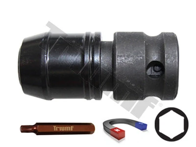 1/2" kovaný adaptér pre 10 mm bity, CRMO
