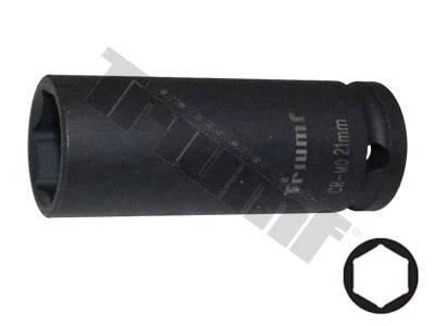 Hlavica kovaná 6 - hranná 1/2" vstup, predĺžená 21 mm