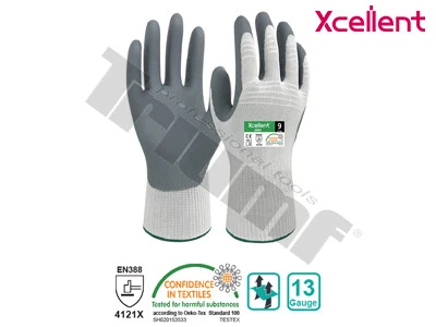 Rukavica pracovná xcellent, 3008, nylon, mäkčený nitri 10 / XL