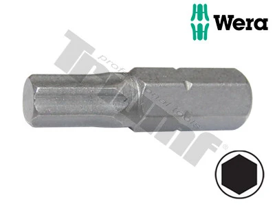 Bit WERA Z Hex-Plus, vstup šesťhran 1/4" 6,0 / 25 mm