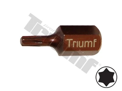 Bit Torx nevŕtaný, 10 mm driek, dĺžka 30 mm T20