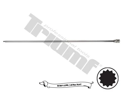 Nadstavec XZN v 1/2" hlavici, L - 800 mm M8
