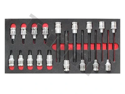 Modul 1/2" nadstavcov Ribe dĺžky 55mm a 140mm, 18 dielny