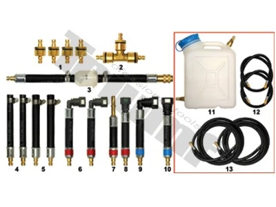Sada prepojovacích palivových adaptérov OE 8,00 / OE 10,00 mm, 21 - dielna