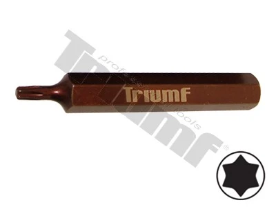 Bit Torx nevŕtaný, 10 mm driek, dĺžka 75 mm T20
