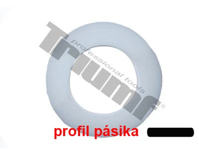 PP pásik biely, OE 20,0 mm, celkom 4,5 m