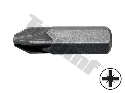 Bit krížový, 8 mm (5/16") driek, dĺžka 30 mm PZ4