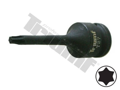 Hlavica torx kovaná, 1/2" vstup T25