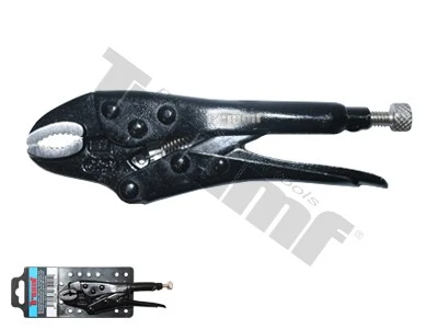 Kliešte samosverné Grip, čierne L - 160 mm